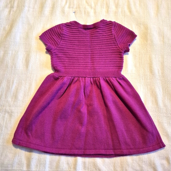 Gymboree girls size 2T purple sparkly sweater dress, NWOT - Picture 3 of 5